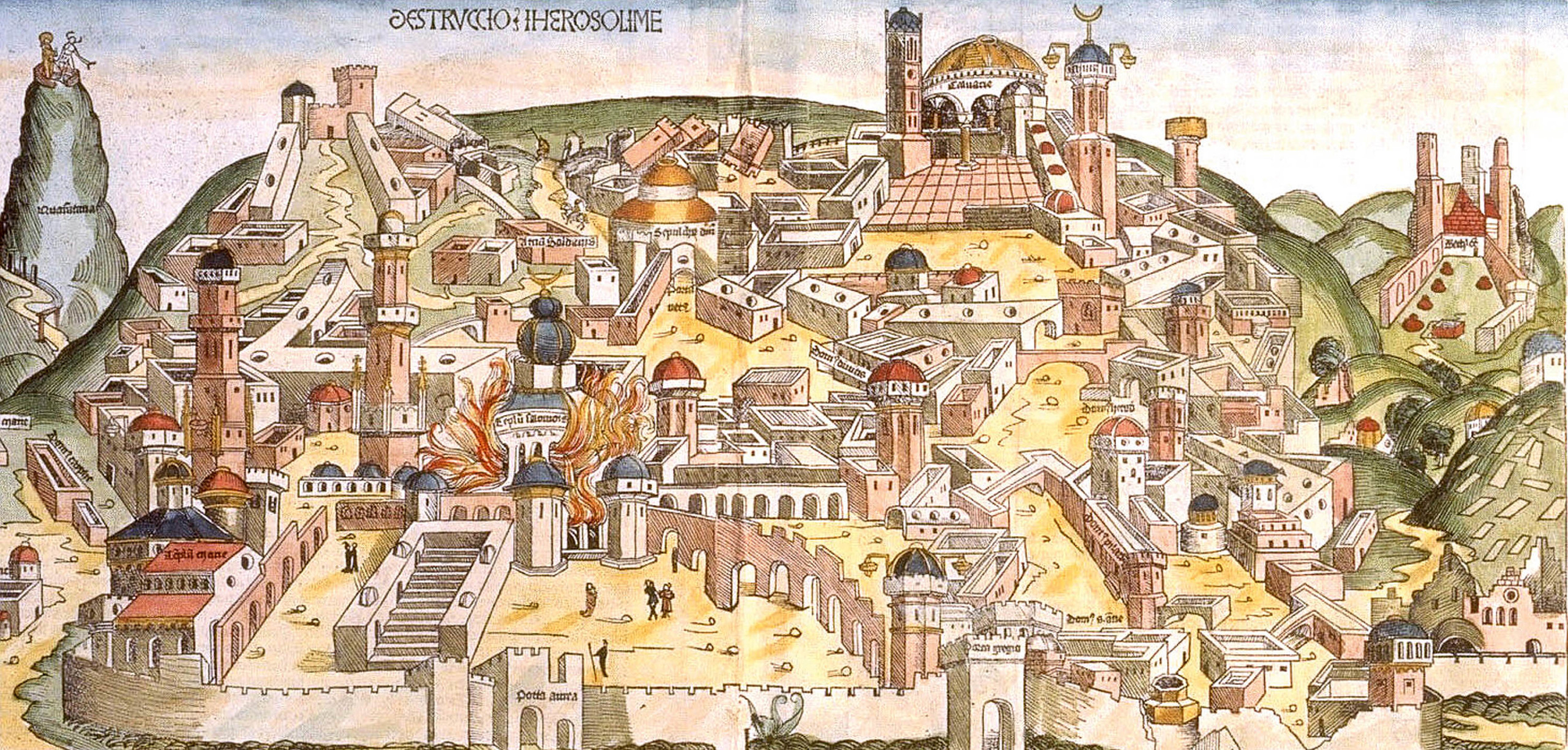Город Иерусалим средневековье